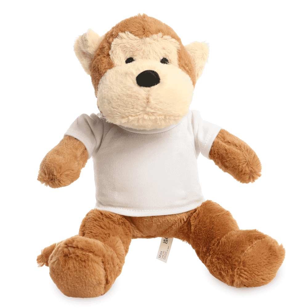 Promotional Max Monkey Plush Toy - Blank Soft Toys - Large Teddy Bear