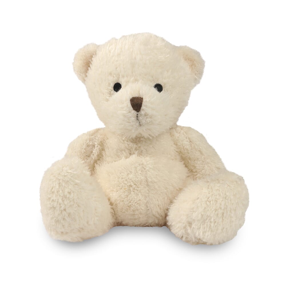 Promotional James III White Bear - Naked Soft Toys - Medium Teddy Bear