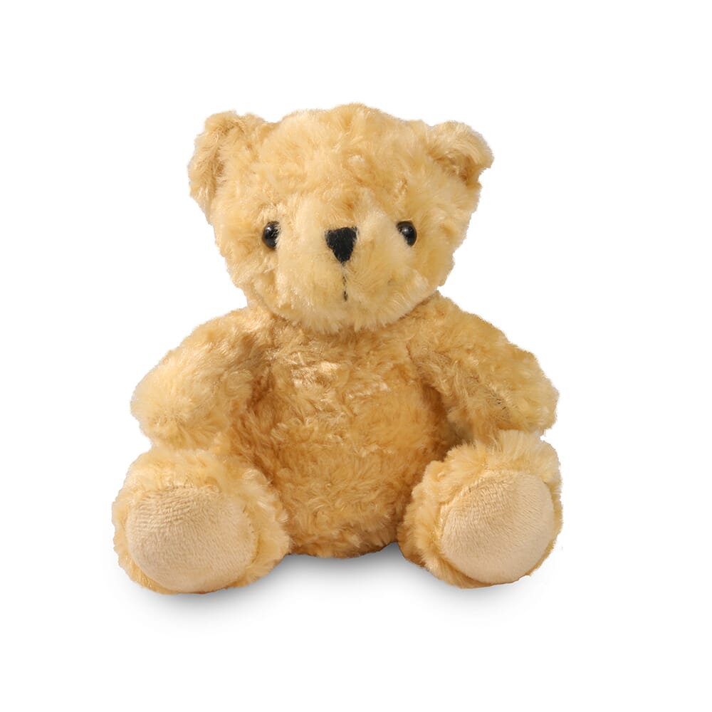 Promotional Victoria 16cm Golden Bear - Naked Soft Toys - Medium Teddy Bear
