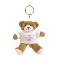 Promotional George Keyring Bear - Printed Soft Toys - Small Teddy Bear