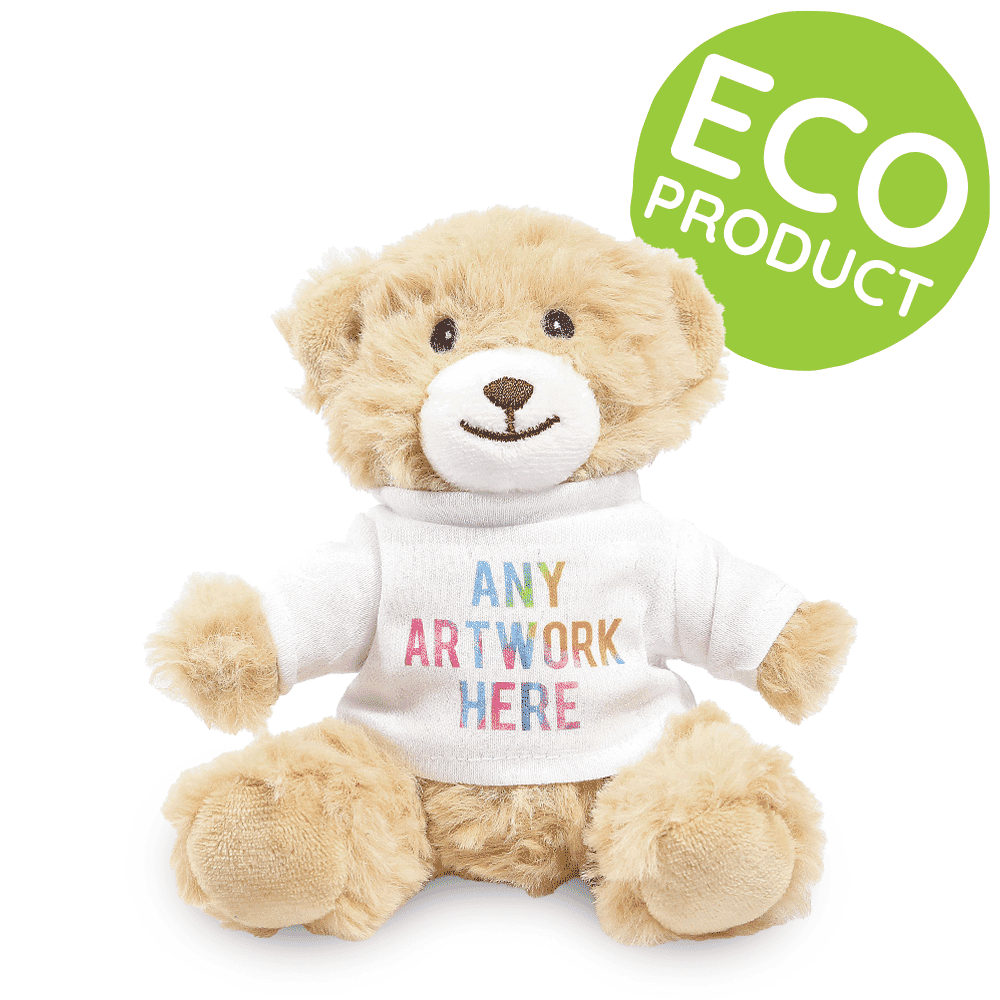 Promotional Catherine II Bear - Printed Soft Toys - Small Eco Teddy Bear