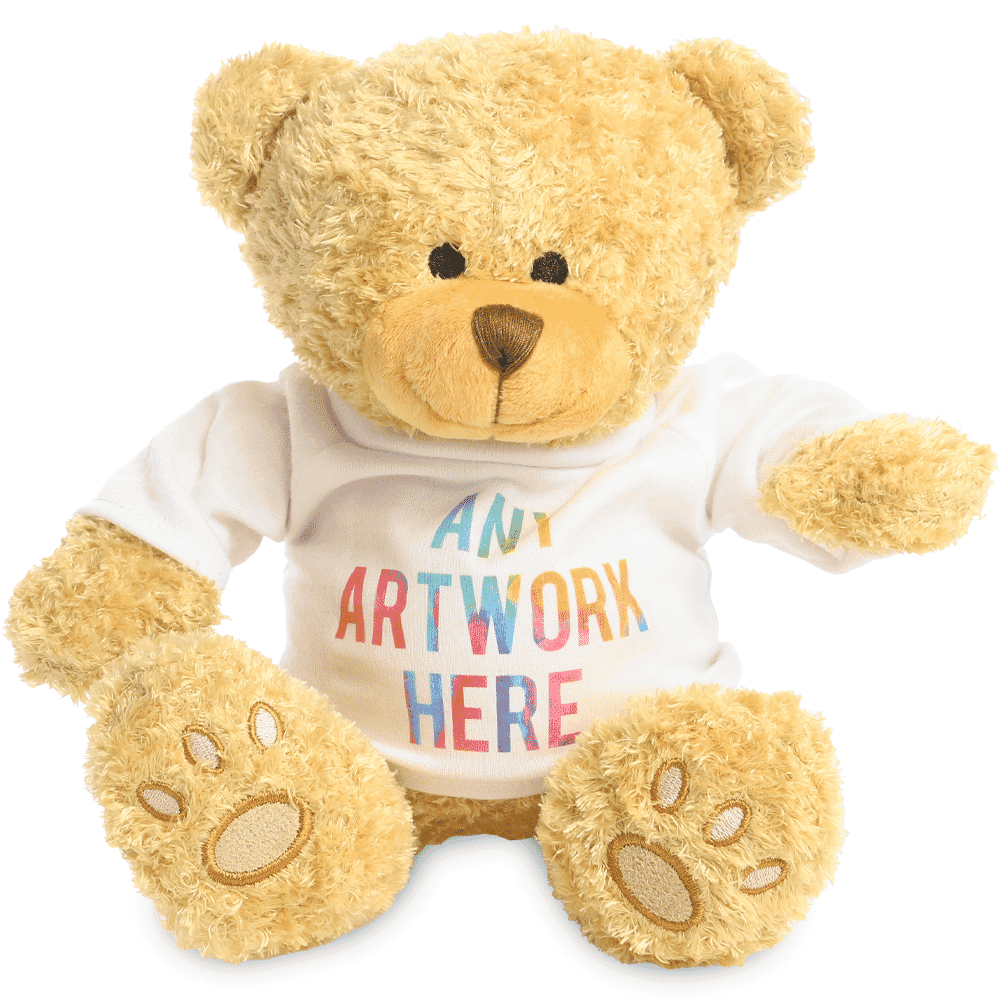 Promotional Edward II Golden Bear - Printed Soft Toys - Extra Large Teddy Bear