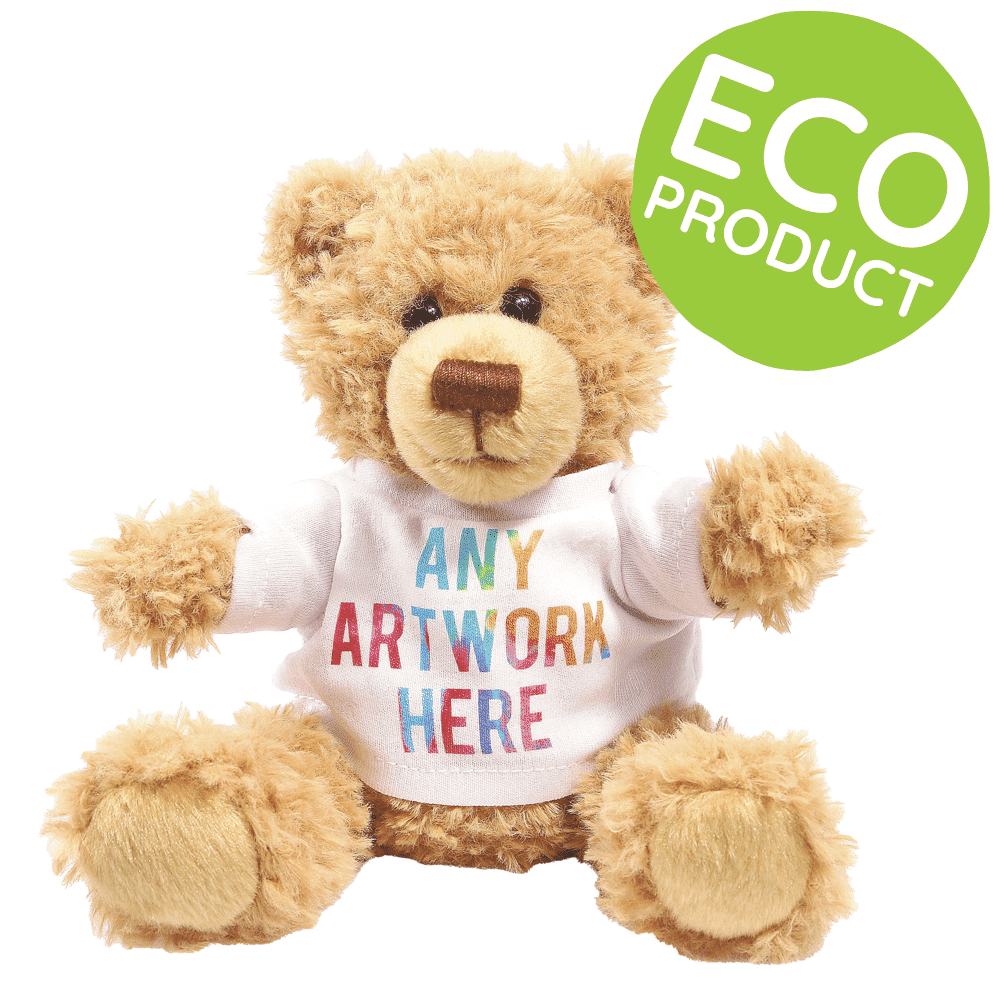 Promotional Reginald Jointd Bear - Printed Soft Toys - Medium Teddy Bear