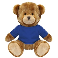 Blank 20cm Charles Jointed Bear - Royal Blue T-Shirt