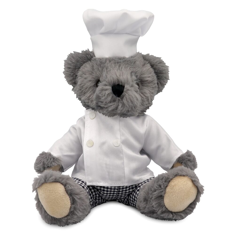Blank Sublimation 20cm Archie Jointed Bear with Chef outfit