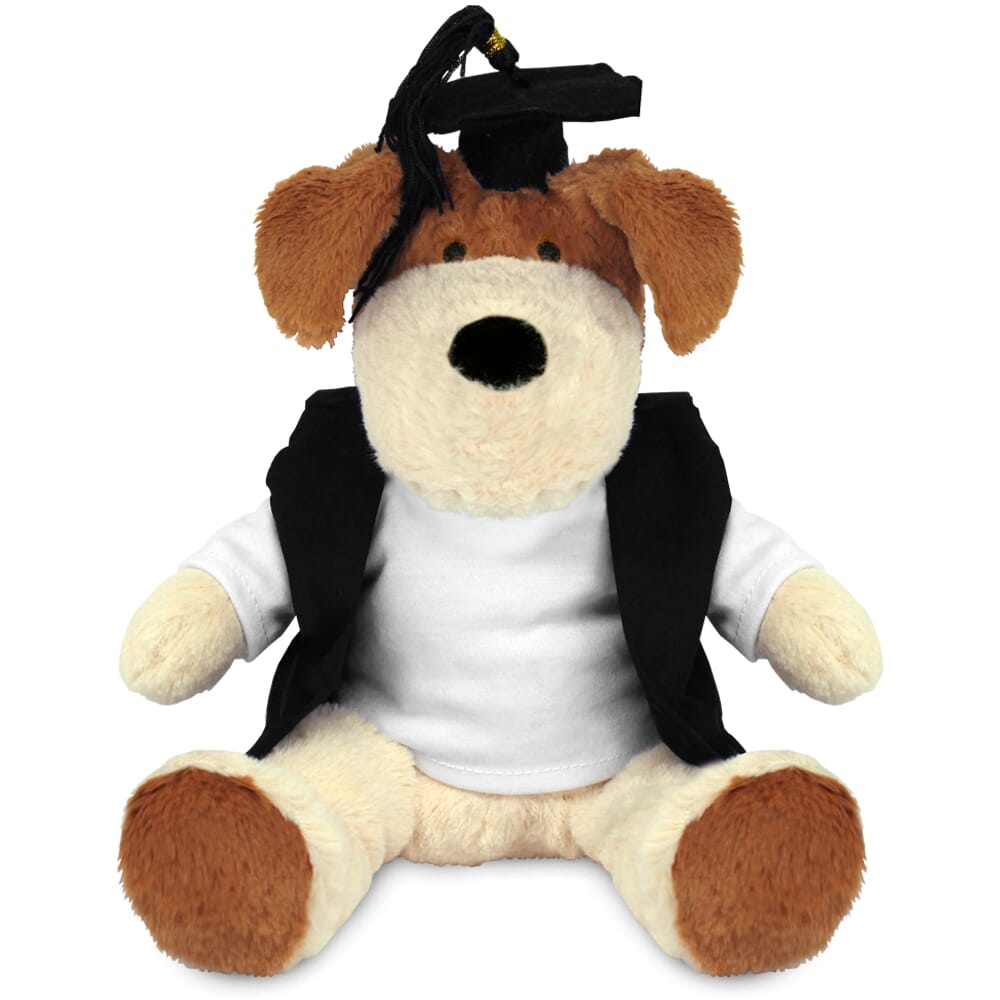Blank Sublimation 20cm Darcy Dog with Graduate outfit with Elastic Cap