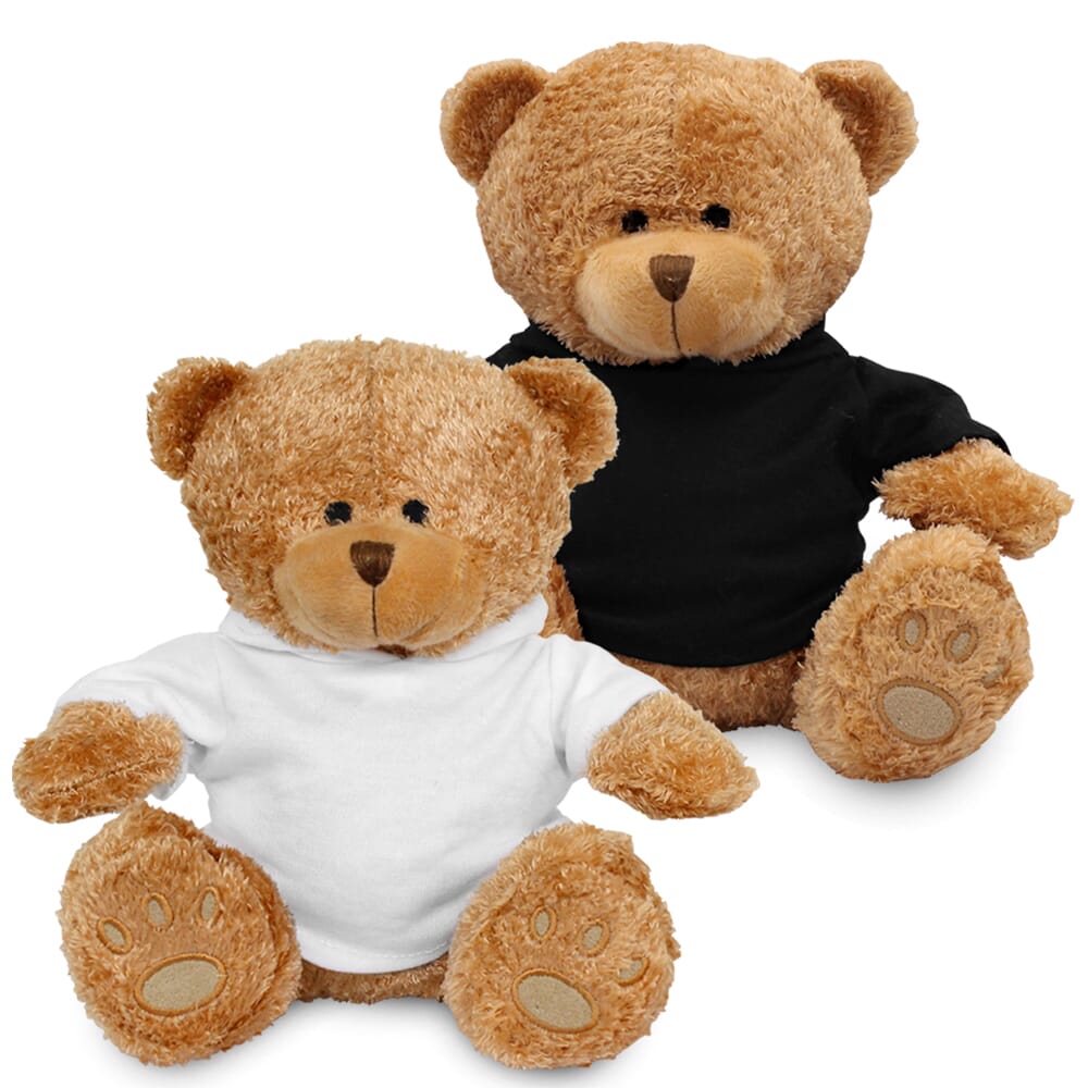 Blank Brown 22cm Edward bear with Hoody 