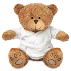 Blank Sublimation Brown 22cm Edward bear with dressing gown