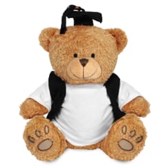 Blank Sublimation Brown 22cm Edward Bear with a Graduation Outfit