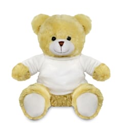 Blank Sublimation 25cm Elizabeth Bear - White T-Shirt