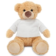 A blank soft toy teddy bear suitable for Dye-Sub and transfer printing. The toy is made of high-quality materials and is perfect for children and adults alike.