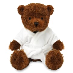 Blank Sublimation Brown 18cm James Bear with Dressing Gown