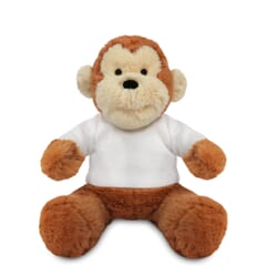 A small, blank soft toy monkey suitable for Dye-Sub and transfer printing. The toy is made of high-quality materials and is perfect for children and adults alike.