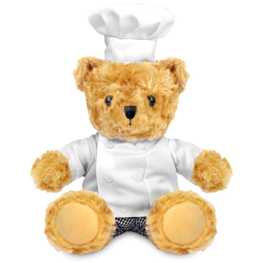 Blank Sublimation 19cm Victoria Bear with Chef outfit