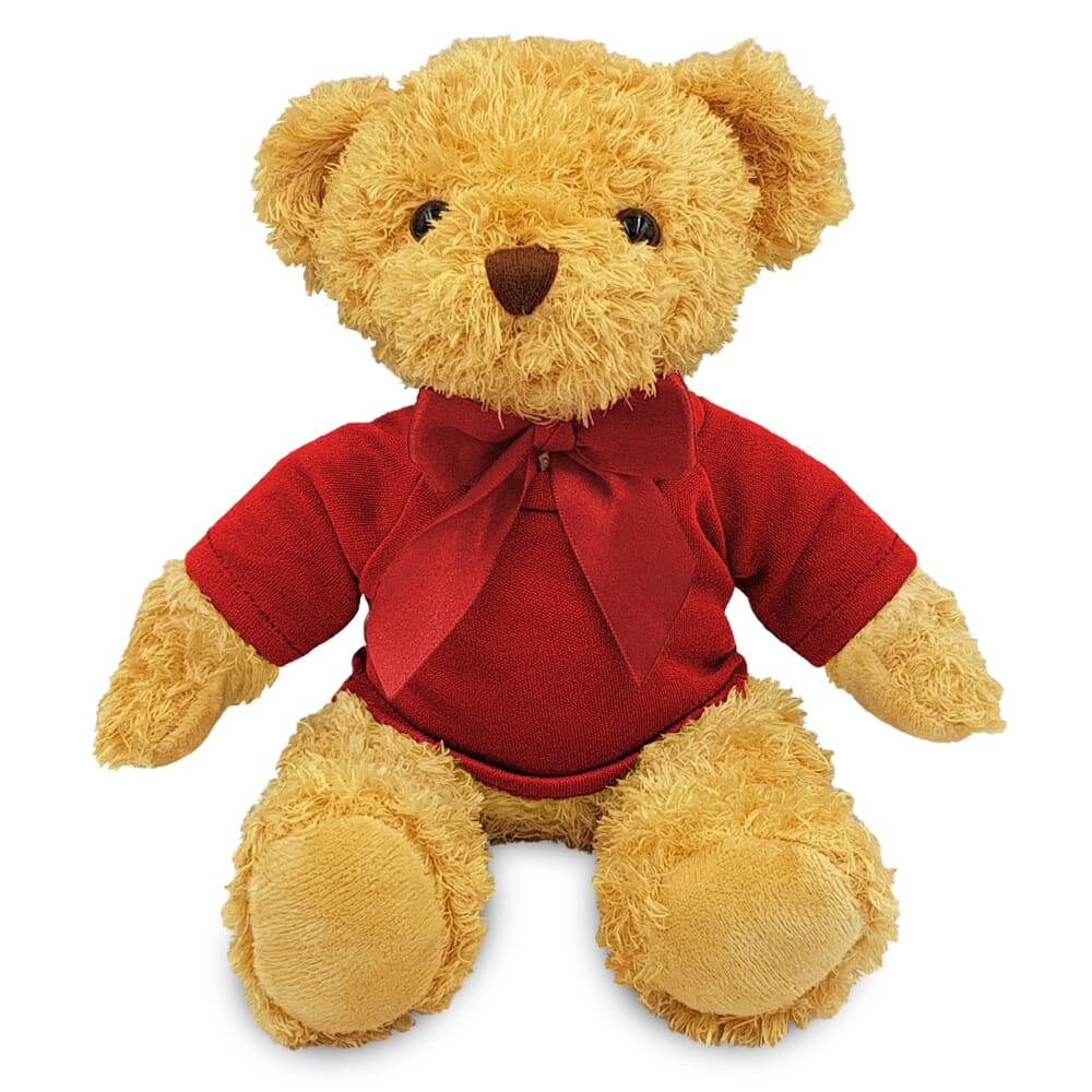 Blank 18cm William Bear with Red t-shirt
