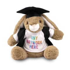 ECO 20cm Bramble Bunny with Graduate outfit with Elastic Cap