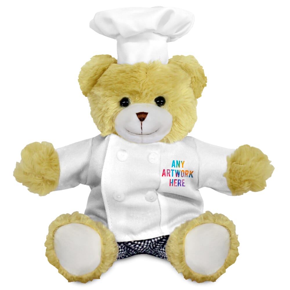 Printed 20cm Elizabeth Bear with Chef outfit