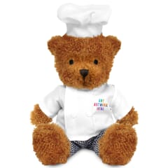 Printed Golden 18cm James Bear with Chef outfit