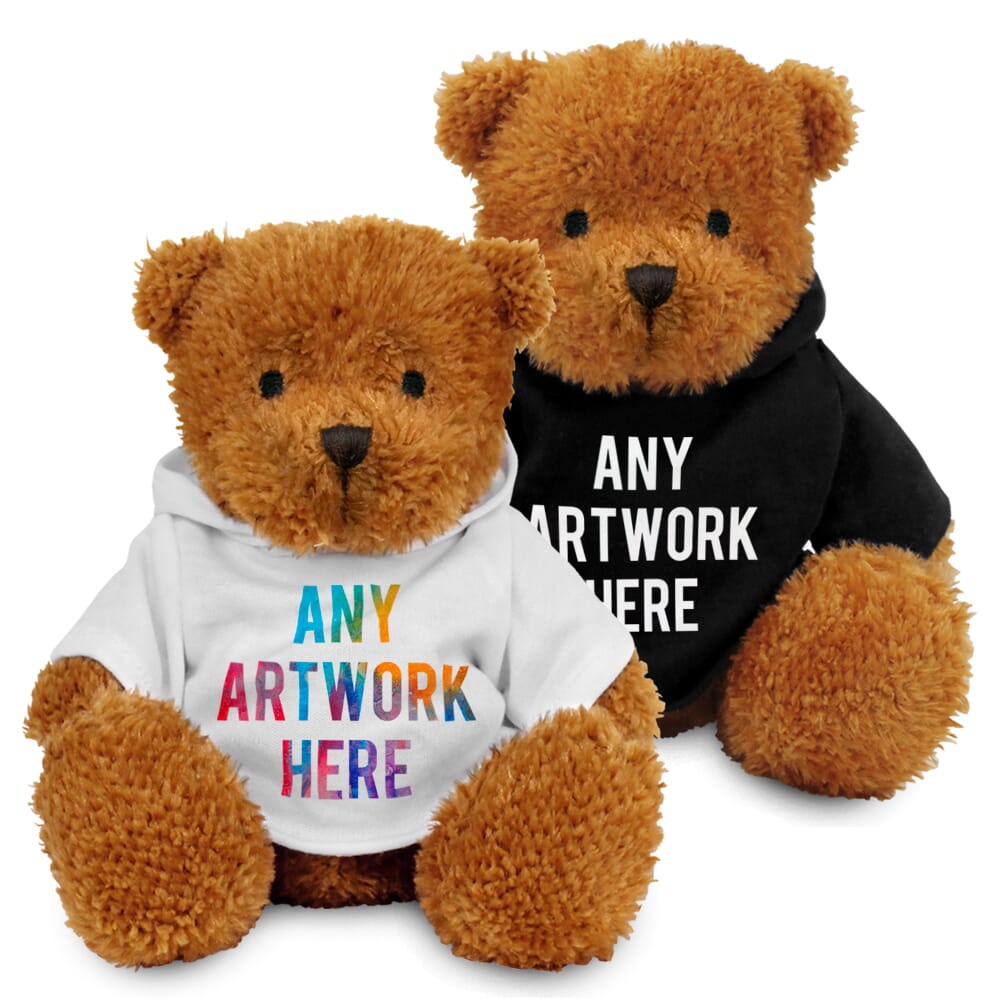 Printed Golden 18cm James Bear with Hoody