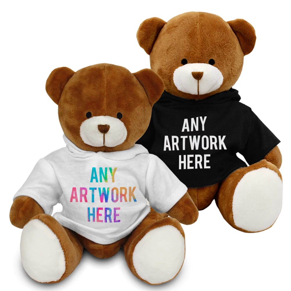 Printed 20cm Richard bear with Hoody