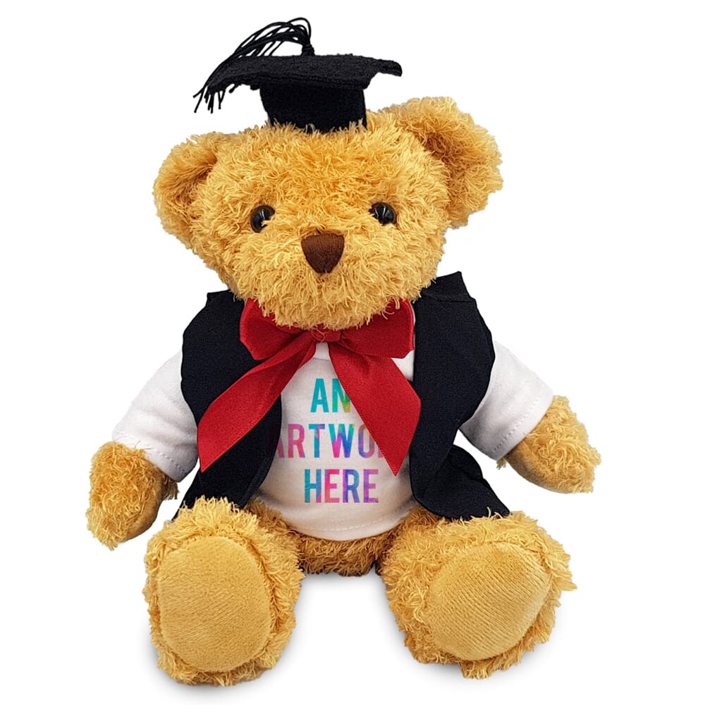 Printed 18cm William Bear with a Graduation Outfit