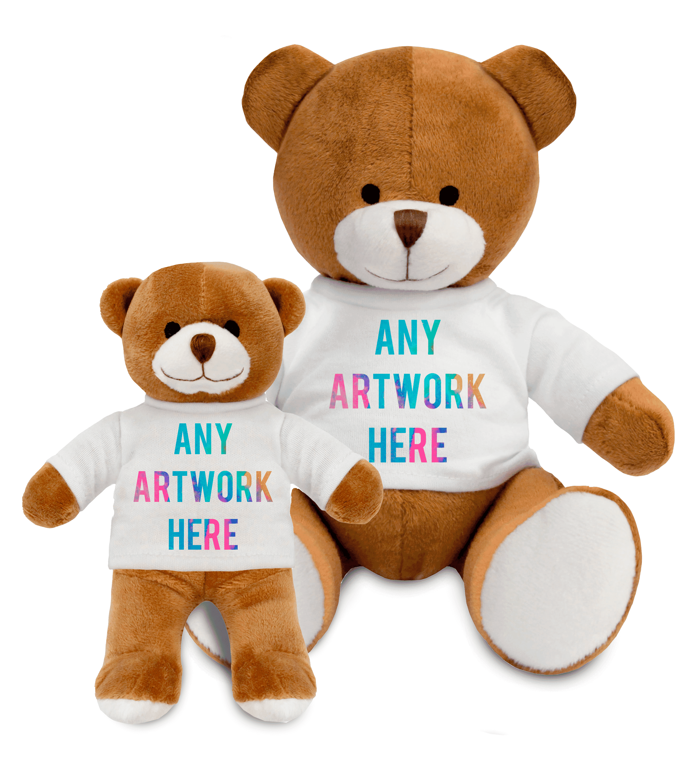 Printed Brown Henry & Richard Bear Combo