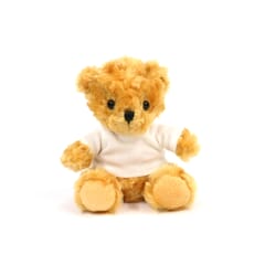 A small, blank soft toy teddy bear suitable for Dye-Sub and transfer printing. The toy is made of high-quality materials and is perfect for children and adults alike.
