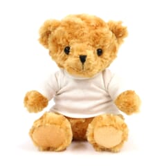 A mid sized blank soft toy teddy bear suitable for Dye-Sub and transfer printing. The toy is made of high-quality materials and is perfect for children and adults alike.