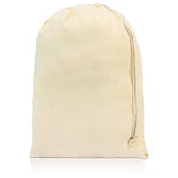 Unprinted Drawstring Bag suitable for Branding - Natural Cotton Shannon Bag