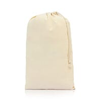 Unprinted Drawstring Bag suitable for Branding - Natural Cotton Thames Bag